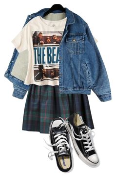 "Untitled #292" by tater-titties on Polyvore featuring Olympia Le-Tan and Victoria's Secret Moda Ulzzang, Pin Up Vintage, Fashion 80s, 80s Outfit, 90s Outfit, Plus Size Vintage, A Skirt, Moda Vintage, Mode Vintage