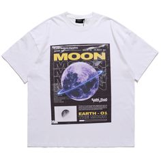 Reach for the stars with Speedy Apparel's "The Moon" Graphic T-Shirt. This shirt captures the mystery and beauty of the moon, blending cosmic inspiration with sleek, minimalist design. Perfect for those who love astronomy, space exploration, or simply admire the moon’s natural beauty, this tee is more than just clothing—it’s a statement of your connection to the universe. Why You’ll Love It: Stunning Moon Graphic: Features a detailed graphic of the moon, designed to inspire wonder and curiosity.