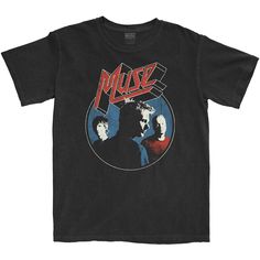 Muse Get Down Bodysuit Unisex T-Shirt Muse Band, Bodysuit Designs, Short Styles, Screen Printing Designs, Band Merch, High Quality T Shirts, Black Bodysuit, Black Tshirt