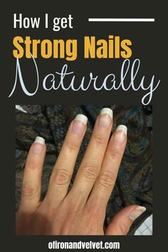 How I grow strong nails naturally - Of Iron and Velvet Baking Soda Nails, Fingernail Health, Nail Remedies