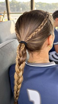 Preppy Hairstyles, Softball Hairstyles, Cheer Hair