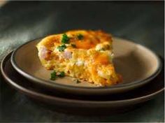 a piece of omelet sitting on top of a plate