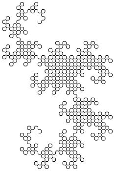 an image of a pattern made out of circles and dots on a white paper background