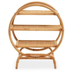 Noosa & Co. Living Mataram Three Tier Shelf Unit House of Isabella UK Three Tier Shelf, Rattan Shelf, Garden Shelves, Tier Shelf, Storing Books, Standing Shelves, Wood Care, Book Storage, Bookcase Shelves