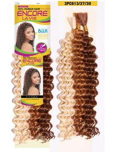 100% Human Hair Quality Premium Blend Great versatility: Can be styled in knotless braid, boho style braiding and so on. Using a special color to highlight your hair can add depth and dimension to your look. Deep wave curl Style. Manufactured by Janet Collection Knotless Braid, Twists Hairstyles, 2 Braids, Loose Deep Wave, Waves Curls, Curl Styles, Human Braiding Hair, Hair Braiding, African Braids Hairstyles