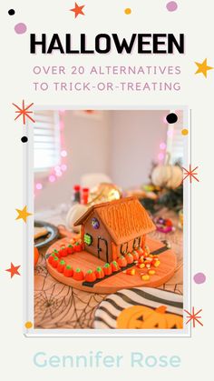 the front cover of halloween over 20 alternatives to trick - or - treating