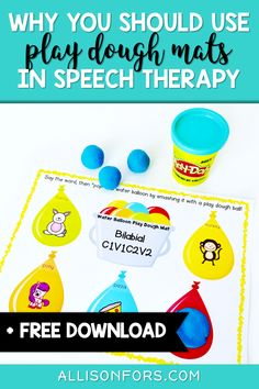 Why You Should Be Using Play Dough Mats in Speech Therapy Slp Materials, Speech Games, Early Intervention Speech Therapy, Fluency Activities, School Speech Therapy, Articulation Therapy, Playdough Mats, Slp Activities, Preschool Speech