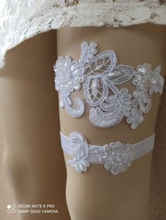 White Lace Garter Wedding Garter Set Bridal Lingerie Garter Set Garter Set Wedding, Black Lace Gloves, White Lace Garter, Bride Garter, Lace Garter Set, Garter Wedding, Shoulder Jewelry, Bridal Garters Set, Wedding Garter Set