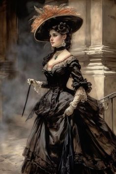 Victorian Portraits, Victorian Lady, Victorian Clothing, Victorian Art