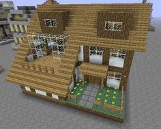 an image of a house in minecraft