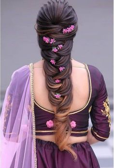 hairstyle Saree Hairstyles, Engagement Hairstyles