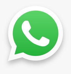 the whatsapp icon is shown with an empty speech bubble in the center,