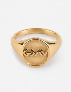 The God is greater than the Highs and Lows ring symbolizes the fact that no matter what ups or downs come our way, God is bigger than it all, and His presence remains constant!  This is a unisex ring! Perfect for both men and women alike.  G = God  > = Is Greater  Than the  ^ = Highs  v = Lows   "Neither height nor depth, nor anything else in all creation, will be able to separate us from the love of God  that is in Christ Jesus our Lord." -Romans 8:39       What's Included Highs and Lows Sig God Is Bigger Than The Highs And Lows, Christian Rings, God Is Bigger, Romans 8 39, Elevated Faith, Faith Sign, Christian Bracelets, The Love Of God, Love Of God