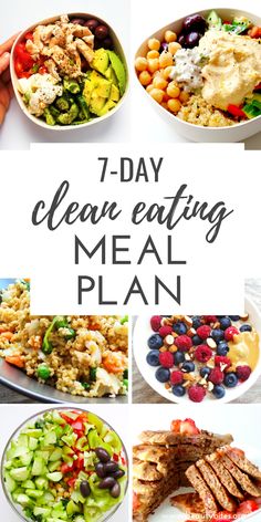 7-Day Clean Eating Challenge & Meal Plan (The First One) - Beauty Bites