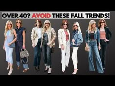 (318) Over 40? 2024 Fall Fashion Trends to Avoid and What to Wear Instead | Fashion Over 40 & 50 - YouTube Trendy Autumn Outfits, Trendy Outfit Ideas, Trendy Fall Outfits, Autumn Outfits, Trendy Fall, Fashion Over 40, Fall Fashion Trends, Fall Trends