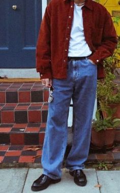 Casual 90s Outfits Men, 80s Mens Fashion Casual, Retro Boys Outfit, Casual Winter Outfits Men Street Style, Male 80s Fashion, Vintage Mens Fashion 80s, 80s Man Outfit, 90s Boys Outfits, 90s Masc Outfits