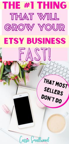 The #1 thing that will grow your Etsy business fast that most sellers don't do. How To List Items On Etsy, Instagram For Etsy Sellers, How To Advertise Your Etsy Shop, Etsy Advertising Tips, How To Get More Sales On Etsy, How To Be Successful On Etsy, How To Start A Business On Etsy, How To Create An Etsy Shop, Etsy Marketing Ideas