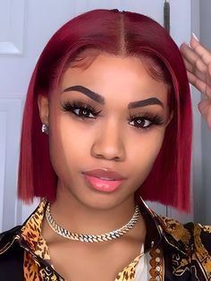 Hair Name: Shot Haircuts Hair Hair Style: Straight Hair Bob Wig Hair Length: 10-16 inches Wig Weight: 120-160g/Wig (Depending on Lengths and Density) Color: 99J Burgundy Color Density: 180% Density Lace Size: 13x4 Lace Frontal Cap Size: Medium, about 22.5 inches Quality: 100% Virgin Human Hair Bob Wigs Shipment: DHL, FedEx, or UPS 3-7 Business Days 99j Bob Wig, 99j Bob, Short Cut Hair, Lace Front Bob Wigs, Human Hair Bob Wigs, Lace Front Bob, Bob Weave, Straight Bob Hairstyles, Natural Hair Bun Styles