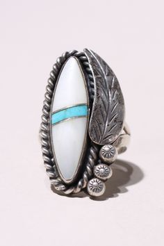 Vintage sterling silver Navajo ring Navajo Ring, Hippy Chic, Western Jewelry, Turquoise Rings