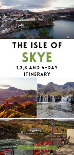 the isle of skye and 4 - day itinerary