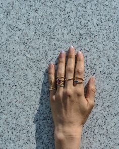 You have boundless love and devotion for those in your inner circle. You are an incredible friend and confidant—steadfast across space and time. The Loyalist ring’s repeating stones lets your solid intentions shine through. Design Features Offered in Recycled Gold Five G VS Recycled Natural Diamonds and Lab Diamonds 0.11 CTW, 1.7 mm and 0.6 CTW, 3.1 mm Available in 14K and 18K Yellow Gold and Platinum Made with multiples of the same size stone in any shape above 1.5mm This product is handmade to Unique 14k Gold Jewelry With Ring Detail, Everyday Rings With Gemstone And Recycled Gold, Everyday Gemstone Rings In Recycled Gold, Unique Everyday Jewelry With Open Band, Unique Everyday Jewelry Open Band, Unique Open Band Jewelry For Everyday, Hand Forged Open Ring Jewelry For Promise, Fusion Style Stackable Ring Jewelry, Rose Gold Open Band Ring