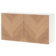 the sideboard is made from wood and white