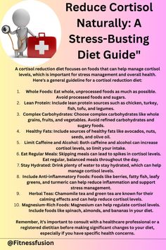 Discover how to naturally reduce cortisol levels with a balanced diet. Learn which foods to eat and avoid for stress management and overall well-being. #CortisolDiet #StressManagement #howtolowercortisollevel#HealthyEating#cortisolreductiondiet#softfooddiet#Cortisol #CortisolBelly #CortisolReductiondiet Cortisol Reduction, Reduce Cortisol Levels, Reduce Cortisol