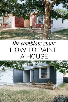 the complete guide how to paint a house