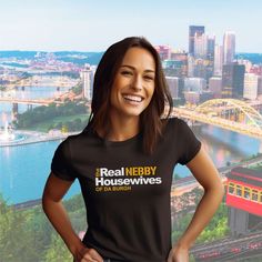 The Real NEBBY Housewives of da Burgh T shirt - SBS T Shop Lady L, Lady M, Real Housewives, Large Black, Heather Grey, Unisex T Shirt, Shirt Style, Inside Out, Graphic Tees