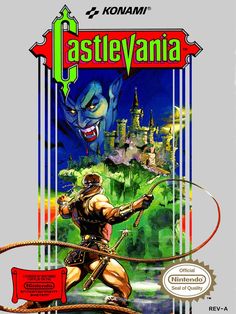 the cover art for castlevania, an old computer game that was released in 1994