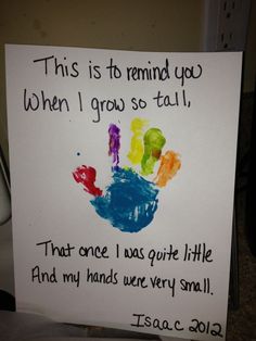 Handprint poem Handprint Poem, You Are My Superhero, Footprint Crafts, Handprint Crafts, Handprint Art, Toddler Art