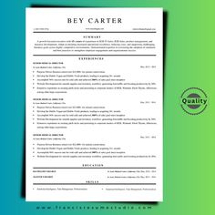 a professional resume template for any job