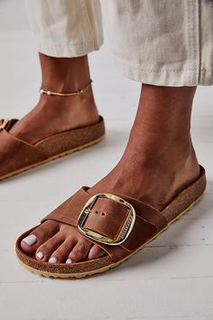 Madrid Big Buckle Birkenstock | Free People Big Buckle Birkenstock, Birkenstock Big Buckle, Madrid Big Buckle, Birkenstock Madrid Big Buckle, Birkenstock Outfit, Look Boho Chic, Buckle Outfits, Skandinavian Fashion, Birkenstock Women