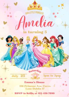 the princess birthday party is coming up