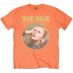 DAVID BOWIE Attractive T-Shirt, Hunky Dory Portrait | Authentic Band Merch Bowie Hunky Dory, David Bowie Hunky Dory, David Bowie T Shirt, Mott The Hoople, Mick Ronson, Hunky Dory, Iggy Pop, Portrait Design, Marauders Era