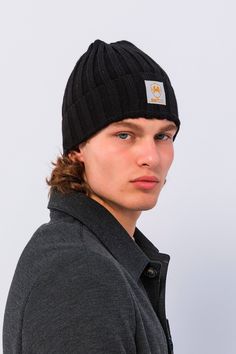 Upgrade your cold-weather style with our Men's Fit Beanie Hat. Crafted from soft, stretchy fabric, this beanie offers a snug and comfortable fit, ensuring warmth and comfort during the chillier months. Its sleek design makes it versatile enough to pair with any outfit, from casual streetwear to more rugged outdoor gear. Whether you're hitting the slopes or just keeping cozy on a cold day, this beanie is the perfect combination of fashion and function. Ideal for everyday wear, it's a winter essential for any wardrobe SIZE + FIT Tailored fit, to find your correct size use the ''what's my size '' button. COMPOSITION 70% Acrylic 30% Cotton Made in Turkey CARE Machine wash cold with similar colors STYLE #: 9003 Beanie Men Aesthetic, Black Beanie Outfit Aesthetic, Beanie Outfit Aesthetic, Black Beanie Outfit, Beanie Outfit, Mens Beanie, Black Beanie, Cold Weather Fashion, Men Fits