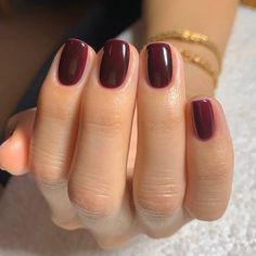 Cherry Mocha Nails, Mocha Nails, Cherry Mocha, Deep Red Nails, Chanel Nail Polish, Dark Red Nails, Chanel Nails, Fun Nail Colors, Manicure Colors