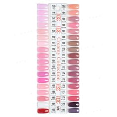 DND - DC Duo Swatch - Single #5 (Creamy Collection) - Manicure & Pedicure Tools at Beyond Polish Nude Nail Extensions, Pink Shellac Nails, Dnd Colors, Pink Shellac, Dnd Gel Nail Polish, Rose Gold Nail Polish, Berry Nails, Neutral Nail Color, Sns Nails Colors