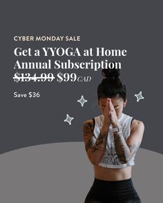 LAST CHANCE 📣 Cultivate calm and bring your wellness routine home (or anywhere you go!) with a $99 YYOGA at Home Annual Subscription. Wellness Routine, Yoga Studio, Last Chance