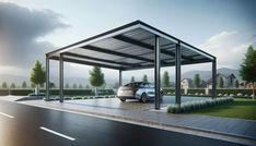 Prefab Metal Carport Motorhome Garage, Prefab Carport, Free Standing Carport, Metal Shed Roof, Carport Makeover, Metal Carport Kits