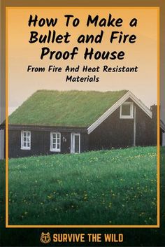 Bushfire Proof House, Fire Resistant House, Weather Proofing House, Fortifying Your Home, Fire Proof House, Fireproof House, Zombie Proof House, Wall Decor Inspiration