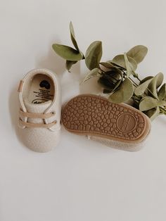 Comfortable Round Toe Booties For Playtime, Casual Spring Booties For Playtime, Casual Spring Booties For Outdoor Play, Spring Booties With Soft Sole For Playtime, Cute Cream Non-slip Booties, Brown Sneakers With Soft Sole For Playtime, Spring Booties With Soft Sole And Round Toe, Casual Lace-up Booties For Playtime, Spring Playtime Booties With Rubber Sole