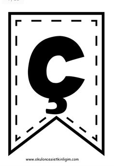 a black and white image of the letter c