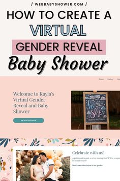 the baby shower wordpress theme is featured on this page, and it's easy to use