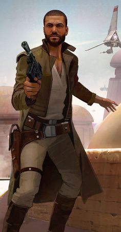 Star Wars Uprising (**I could see this character as my Captain Deacon 90 from my Star Wars FanFic "Smuggler's Entanglement">>  https://www.smashwords.com/books/view/631476 Star Wars Canvas Art, Star Wars Outfit, Edge Of The Empire, Star Wars Bounty Hunter, Star Wars Painting, Star Wars Character, Star Wars Characters Pictures, Star Wars Concept Art, Star Wars Outfits