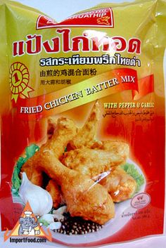 a bag of fried chicken batter mix