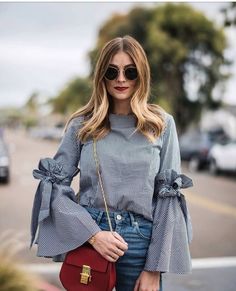 Essential Tops, Fashionable Tops, Outfits For Summer, Big Sleeves