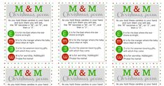 christmas and new year's resolution cards with the words m & m on them