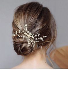 JJ's House Hair Combs Bridal  6.69\"(Approx.17cm) Wedding Hair Accessories 2.37\"(Approx.6cm) Alloy Comb Crystal Pearl Headpieces. #JJ's House #HairCombs #Bridal #Wedding #HairAccessories #Alloy #Comb #Crystal #Pearl #Headpieces Brunette Bridal Hair, Wedding Headpieces, Rhinestone Headpiece, Hair Accessories Wedding, Pearl Hair Combs, Pearl Headpiece, Rhinestone Hair Comb, Hair Comb Accessories, Bridal Hair Clip