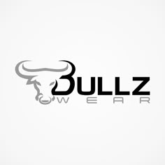 bullz wear logo on a white background with black and grey letters, which are also the